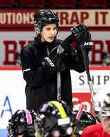 Boston Bruins Karson Kuhlman Brookline Girls Hockey Practice